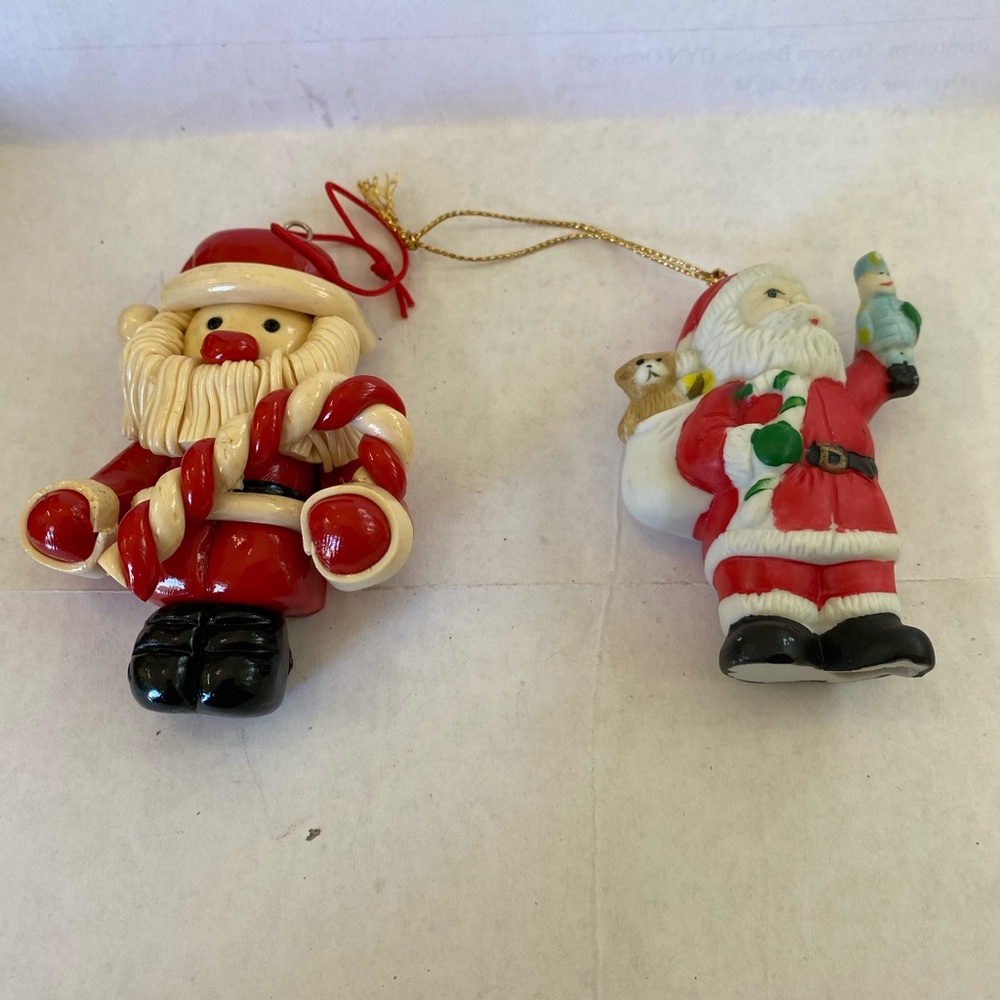 Festive Santa Claus Ornaments Set